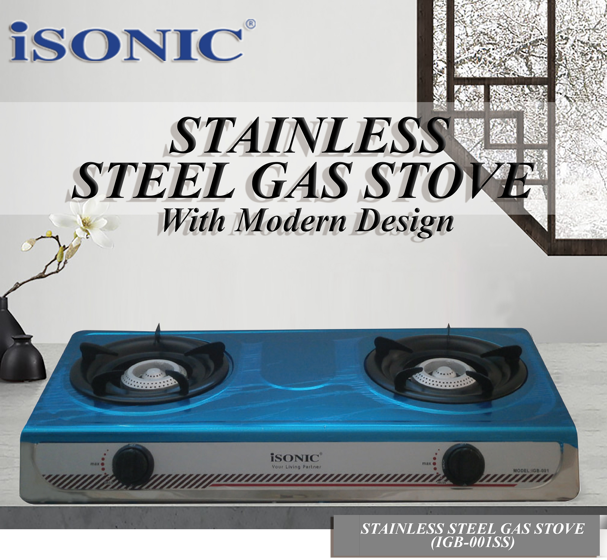 Isonic gas 2025 stove